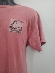 RFBF Men’s Pre Shrunk Washed Pink “TENNESSEE AQUARIUM” Shirt Size Large