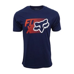 MENS GRAPHIC NAVY RED WHITE MOTORCROSS RACE T SHIRT