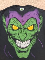 Chronic Images Green Goblin All Over Print T-Shirt Size L Rare Marvel Spiderman