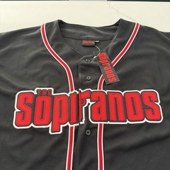 Vintage 90s The Sopranos Baseball Jersey NWT Men’s Size M HBO Exclusive #1 Rare