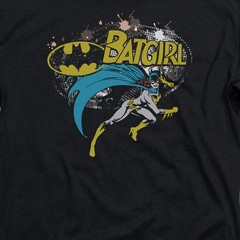 Batman Batgirl Halftone Licensed Adult Unisex Long Sleeve T-Shirt SM-3X