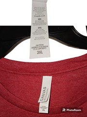 NWOT 3 Men’s 3XL T-Shirts, Orange, Red and Black, Gildan, NextLevel, BellaCanvas