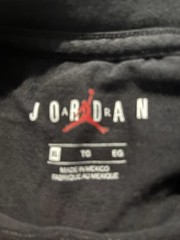 Nike Air Jordan Mean Used Shirt Size XL Black White Red