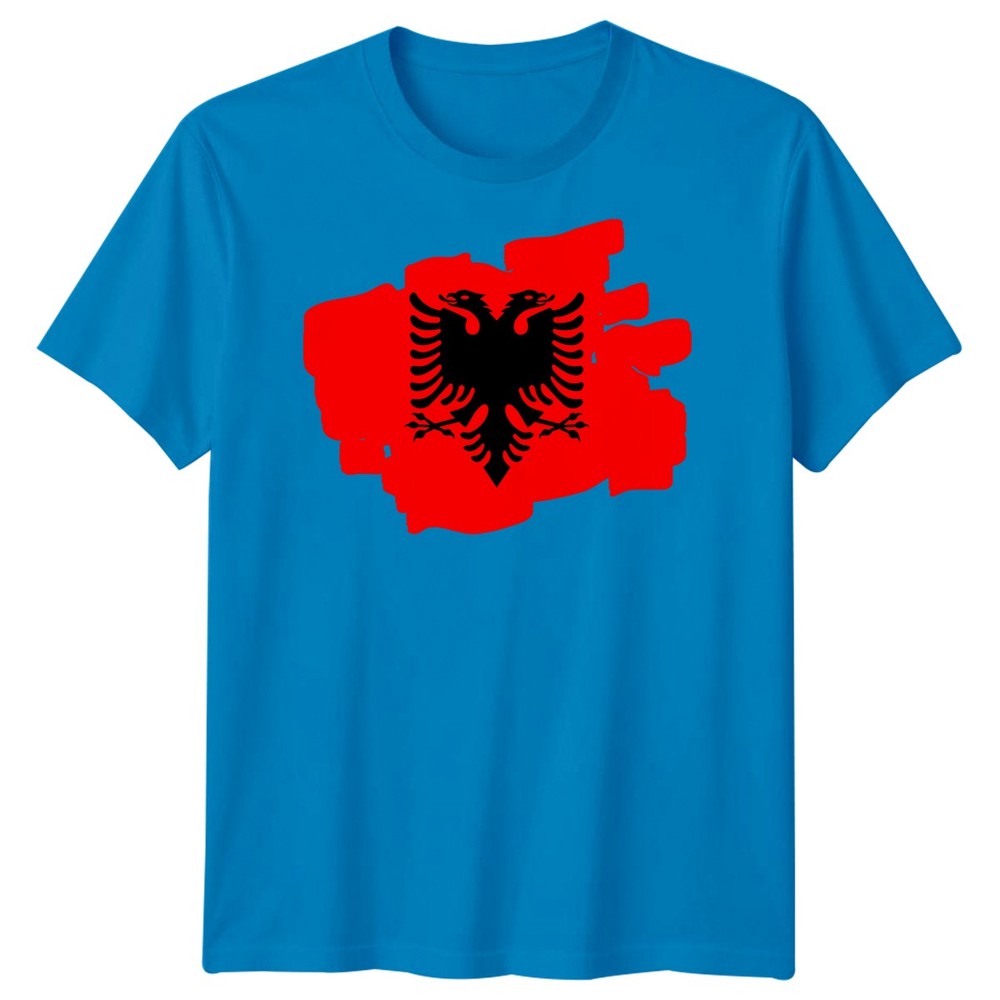 Albania Double Headed Eagle Culture Mens T Shirt National Symbol