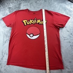 Pokémon Poke Ball T Shirt Mens XL Red Anime Cartoon Catch em All Trainer Ash Y2K
