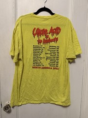 Yellow Uncle Acid & The Deadbeats North American Tour Shirt XL 2022 Distressed
