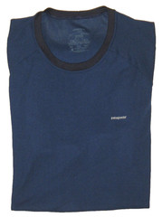Men’s PATAGONIA Blue Performance Breathable Quick-Dry Casual Athletic T-Shirt XL