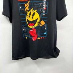 Brisco Brands Mens Pac Man T-Shirt Black/Multi Size Large