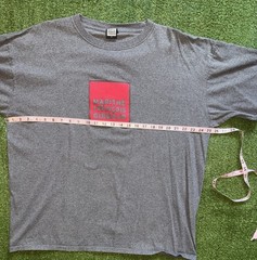 Vintage Marithe Francois Girbaud Y2K Silicon Applique Box Logo Tee XL