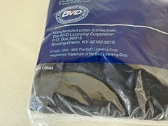 Vintage BVD Shirt Mens Extra Large XL Black Single Stitch Pocket Tee Made in USA
