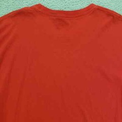 The North Face Shirt Mens Large Red Spellout Large Logo Outdoors Classic Fit