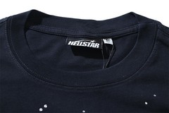 Hell Studios star Classic printed star white dots Tee Mens Short sleeved T-shirt