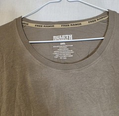 Duluth Trading Co. Tan Free Range T-Shirt Size 2XL Big And Tall