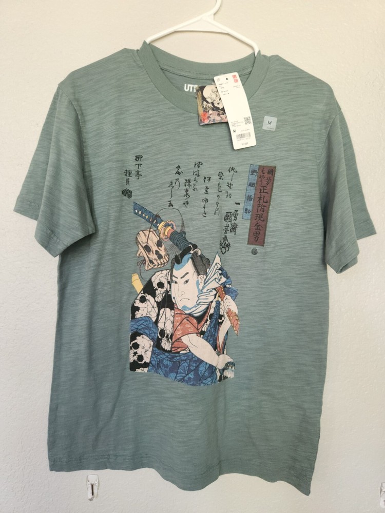 Uniqlo Men M T-shirt Ukiyo-e UT COLLECTION ( Short Sleeves Regular Fit) Japanese