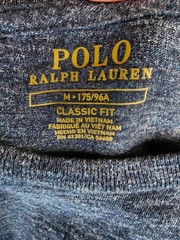 Polo by Ralph Lauren Heathered Navy Short Sleeve Crew Tee