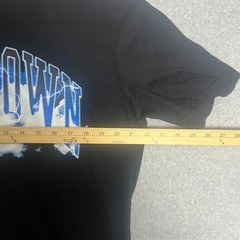 Chinatown Market Men’s Black Graphic Tee Blue & White Clouds T-Shirt Size XL