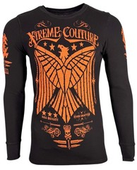 Xtreme Couture By Affliction Men’s Thermal Shirt Connect