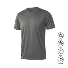 Quick Dry Athletic T-Shirt UPF50+ Moisture Wicking Crew Neck Short Sleeve