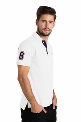 westAce Men’s Stretch Polo Shirt Men’s Golf Sleeve Top Fit Cotton Shirt