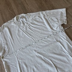 Vintage 90s Jockey White Single Stitch Tshirt Size L