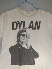 Bay Island Sportswear Men’s L White Bob Dylan Vtg Graphic T-Shirt Tee