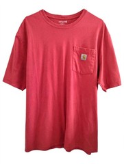 Lot of 5 Carhartt K87 Pocket T-Shirts 2XL Original Fit Workwear