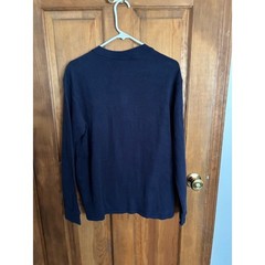 Cowboys Dark Blue Long Sleeve Shirt Size M (faded line in front as shown in pic)