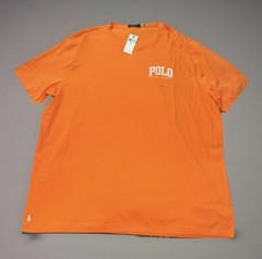 Polo Ralph Lauren T-Shirt Mens 3LT Orange Graphic Logo Big Man NWT