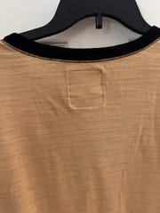 Unique T-Shirt Men XL Stylish Modern Classic Tan Black Light Comfy Cotton Blend