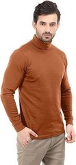 Turtleneck T-Shirt For Men Long Sleeves Tailored Comfort Fit Lot Utopia Wear