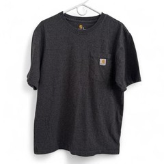 Carhartt Men’s short Sleeve Pocket T Shirt Weathered Charcoal Gray Workwear