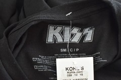 Men’s Kiss 1976 Destroyer T-Shirt Crew Neck Classic Rock SMALL Black NEW