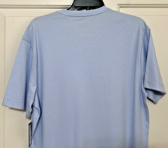 NWT Murano size M lt peri blue short sleeve v-neck shirt mens