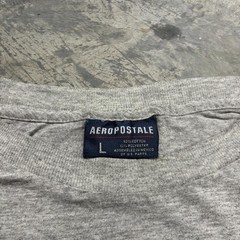 Aeropostale Men’s Grey and Green Tshirt