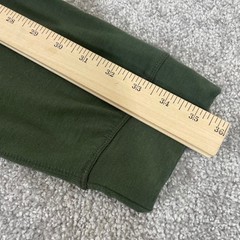 LL Bean Henley Shirt Mens XXXL Merino Wool Blend Slightly Fitted Olive Green 3XL