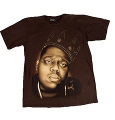 Brooklyn Mint Biggie Notorious BIG Vtg Y2k Graphic Tee Rhinestone Hip-hop XL