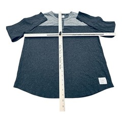 Lucky Brand Grey Label Henley Shirt Men’s 2-Tone Long Sleeve Casual Tee – XL