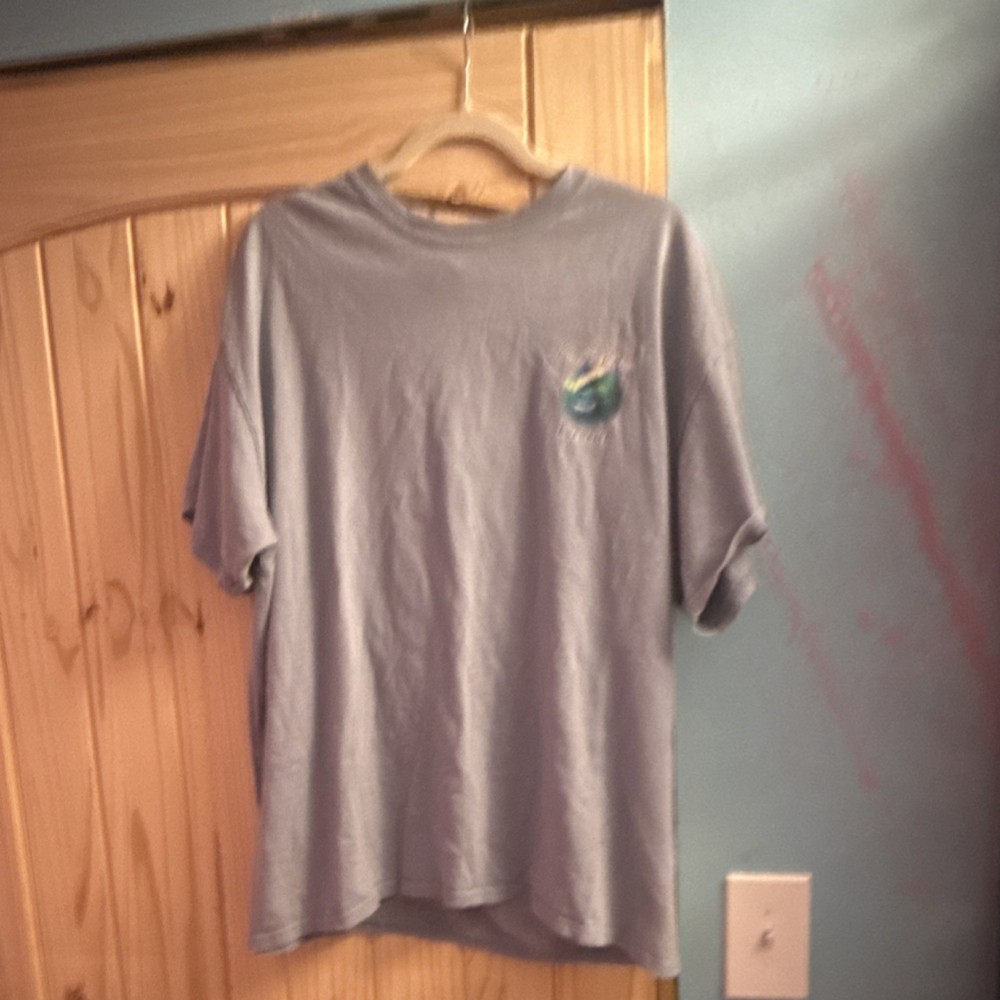 Coastal Classics Men’s Blue Cotton Crew Neck Graphic T-Shirt XL Gulf Shores AL