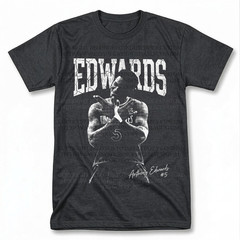 Anthony Edwards Graphic T Shirt Vantage Basketball Fan Tee