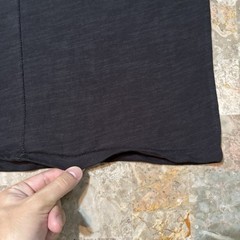 Rag And Bone Shirt Mens Medium Black Short Sleeve Ribbed Knit Cotton Crew Tee