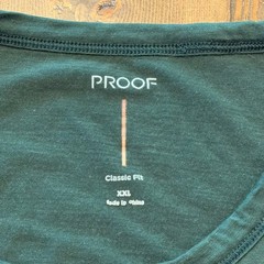Proof Huckberry Shirt Mens Navy 72 Hour Merino Wool Base Layer Tee Outdoor XXL