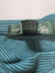 Vintage Knights Of Round Table Crewneck Men’s Shirt L Color Block Striped