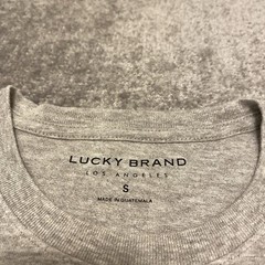 Lucky Brand Shirt Mens Small Gray Liberty Or Death Skull Crew Neck Tee NEW