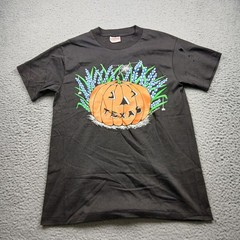 Vintage 90s Hanes Heavyweight Shirt Mens Mediu Black Short Sleeve Single Stitch