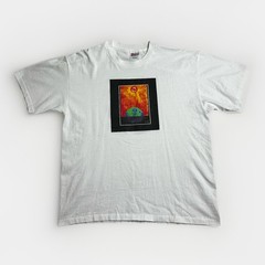 Vintage 80s Hanes 50/50 Global Warming Earth Climate Change T-Shirt Men’s Large