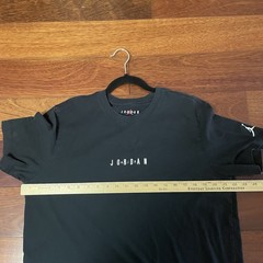 Nike Jordan Air T-Shirt Tee Black DM3182-010 100% Cotton Men’s Size L