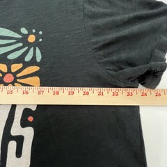 Lee Jeans Retro Hippie Flowers Graphic Spell Out T-Shirt Unixex Size 1X Cotton