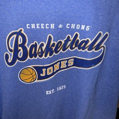 Vintage Liquid Blue Men’s M Blue Cheech & Chong Basketball Jones Graphic T-Shirt