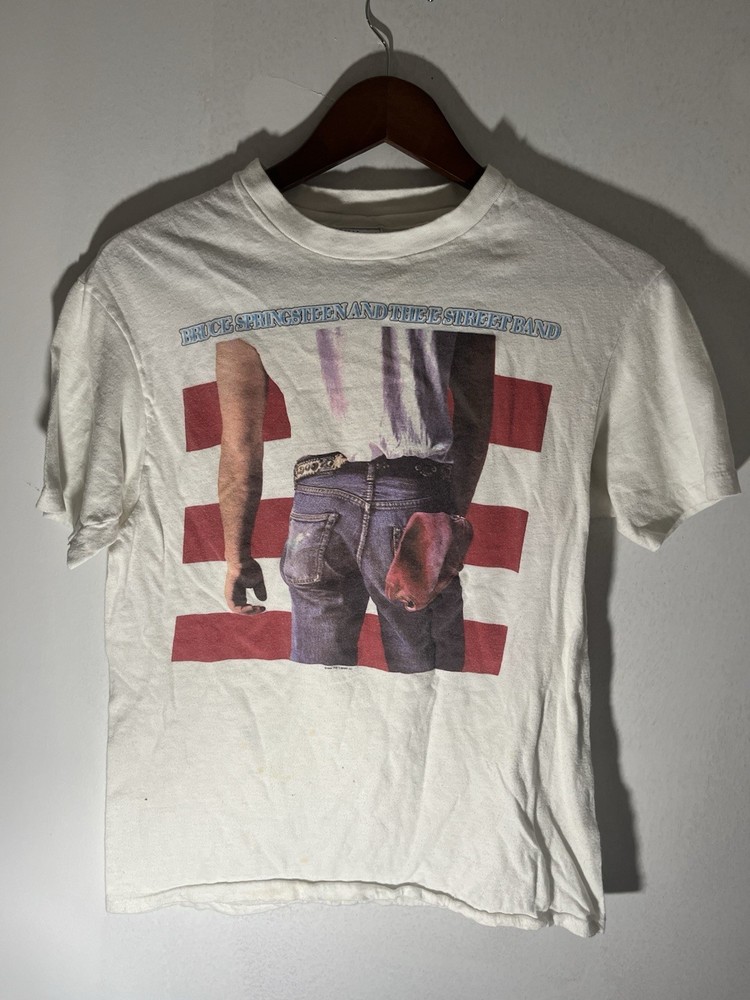 Vintage 80s Bruce Springsteen and the steel band shirt size small single stitch