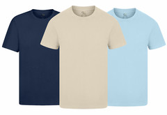 mens tshirts 1,3,5 Pack Unisex Plain Cotton Bulk T-Shirt Mixed Colors Premium